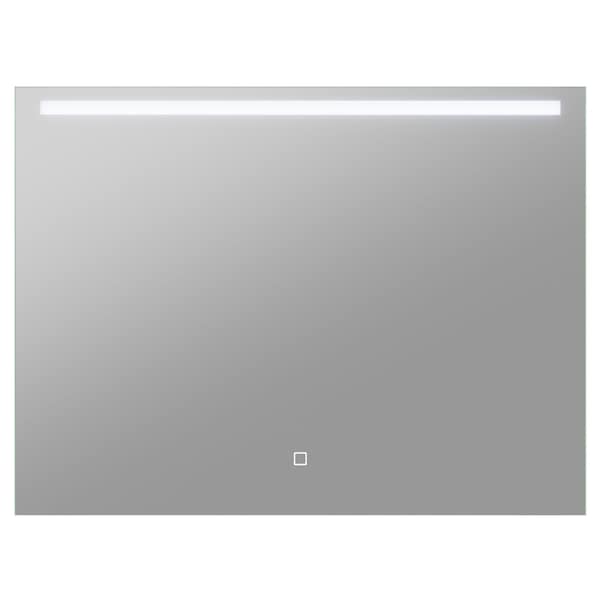 Anzzi 24in x 32in LED Front/ Bottom Lighting Bathroom Mirror With Defogger BA-LMDFX017AL - main